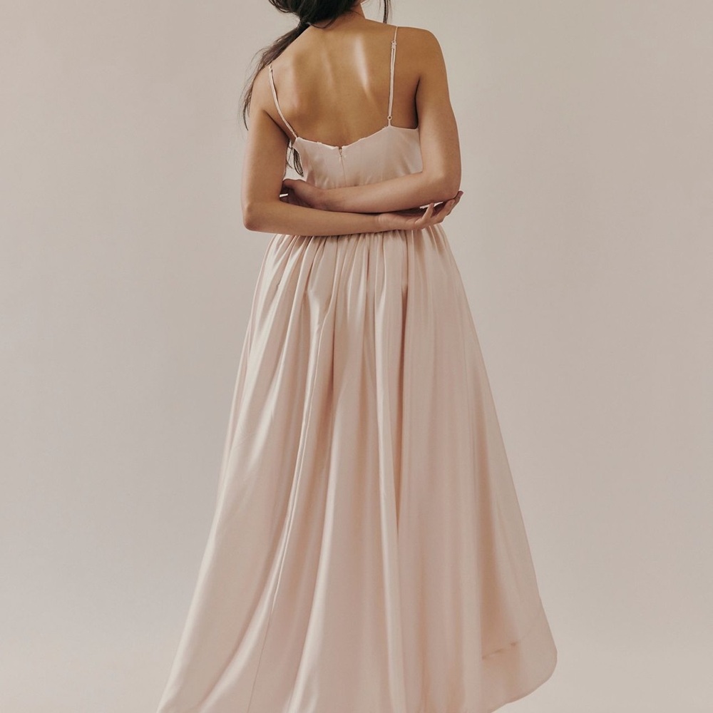 $769 NWT For Love & Lemons “Nara” Pink Tulle Dress Gown Wedding Sz Medium - Picture 3 of 15